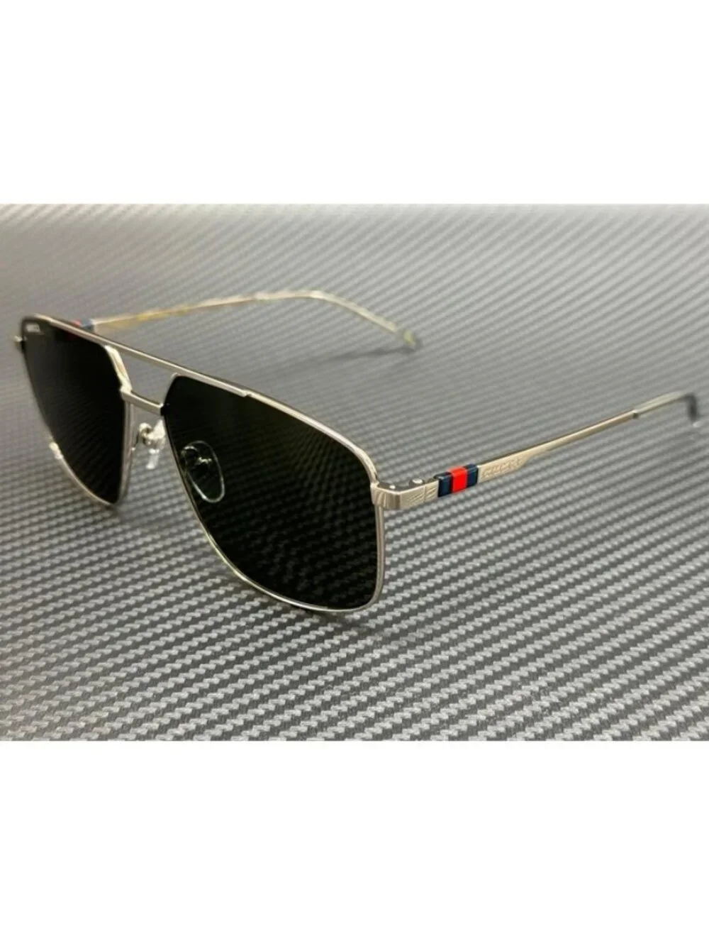 New Gucci Men Silver Sunglasses 60-14-145